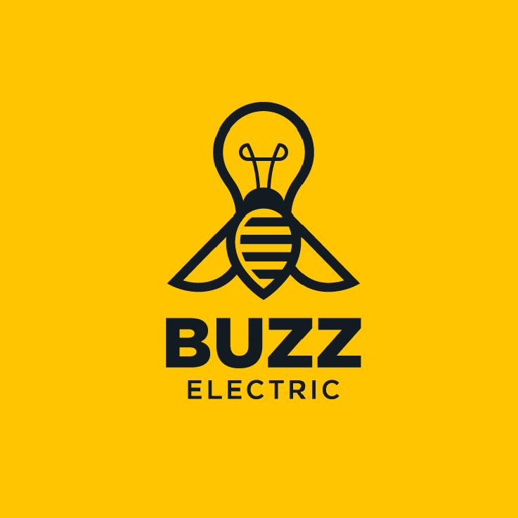 mẫu thiết kế logo ngành điện Buzz Eltectric