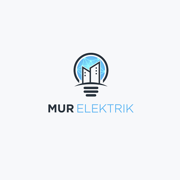 mẫu thiết kế logo ngành điện Mur Eltectric