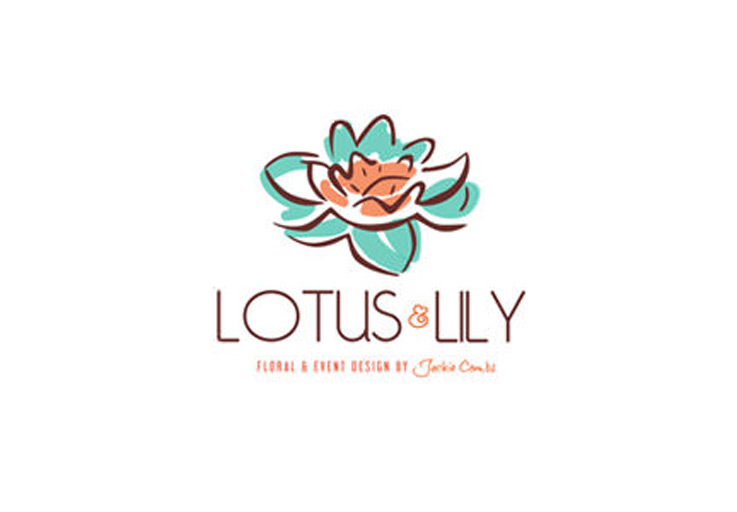 thiết kế logo hoa