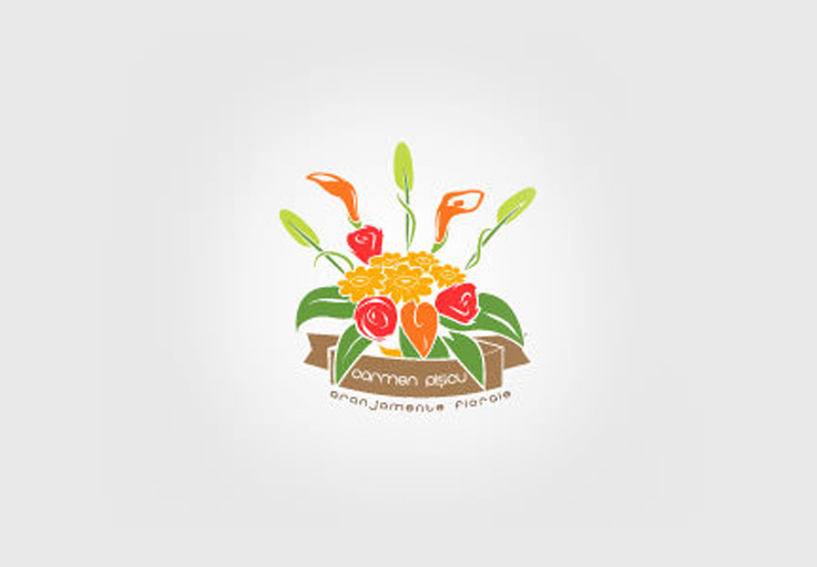 thiết kế logo hoa