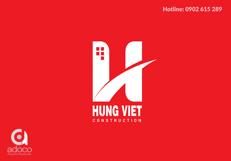 thiet ke logo ong ty co phan dau tu hung viet