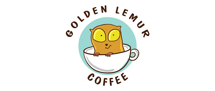 logo thuong hieu ca phe golden lemur