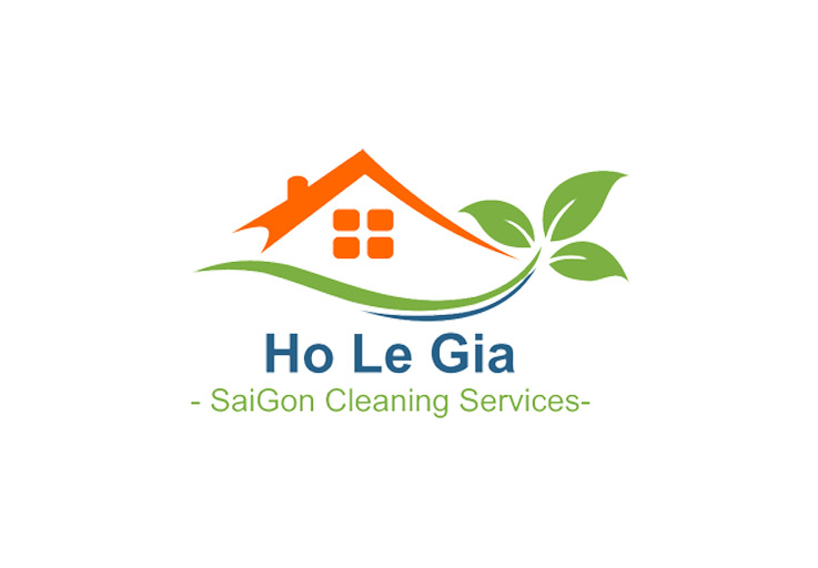 mẫu thiết kế logo công ty Ho Le Gia cũ