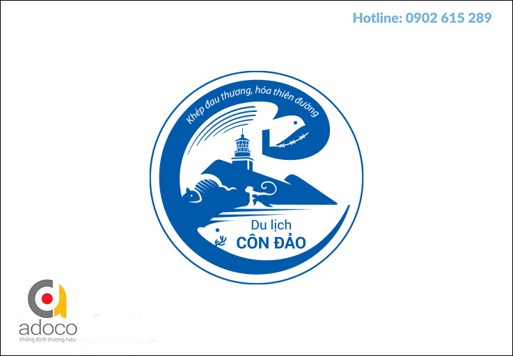 Mẫu logo du thi du lịch Côn Đảo 