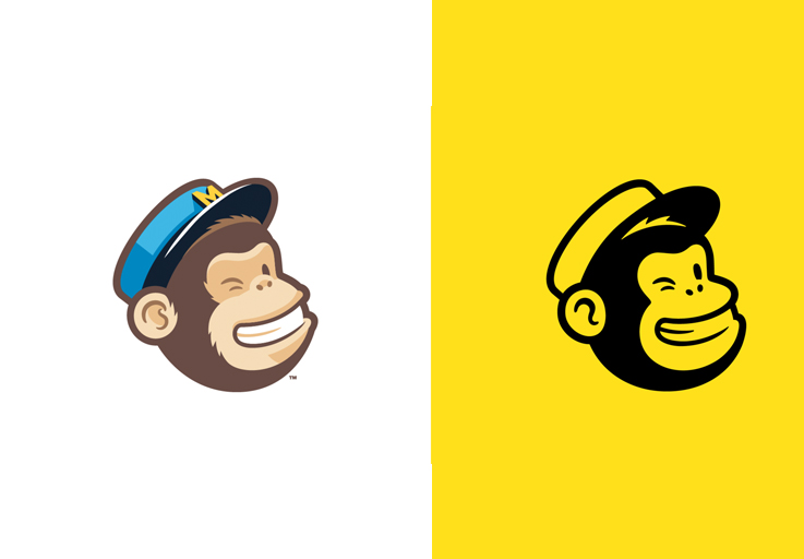 tái thiết kế logo thương hiệu mailchimp