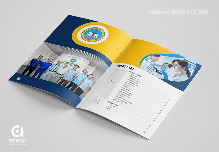 Thiết kế catalogue Viện y học Dân tộc