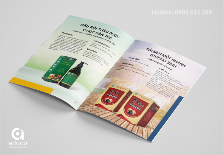 Thiết kế catalogue Viện y học Dân tộc