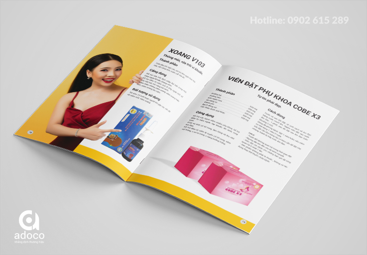 Thiết kế catalogue Viện y học Dân tộc