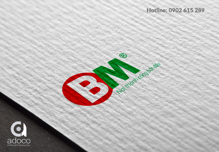thiet ke logo cong ty XNK Binh Minh