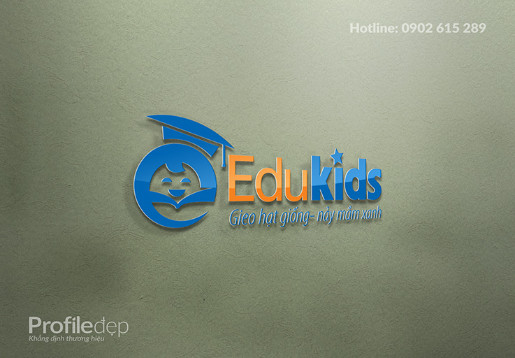 Thiết kế logo đẹp công ty edukid