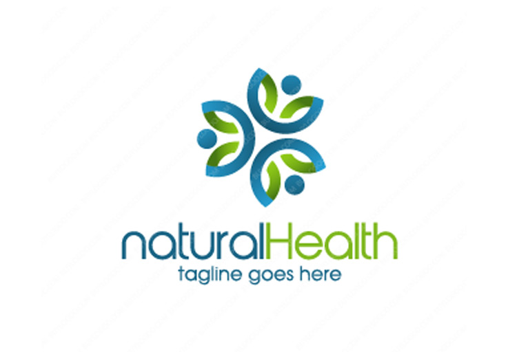 thiet ke logo natural health