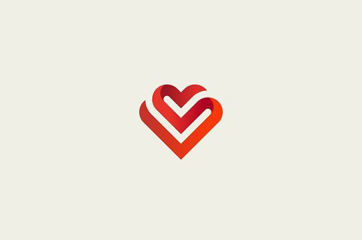 Thiết kế logo trái tim