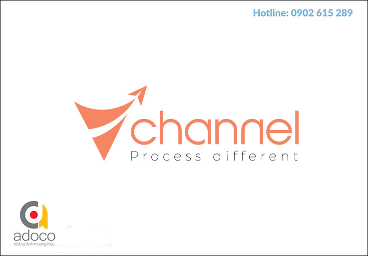 Thiết kế logo công ty Vchannel
