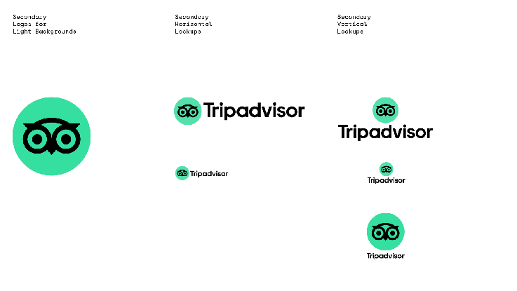 Tái thiết kế logo công ty dịch vụ du lịch Tripadvisor 