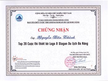 Giấy khen của UBND thành phố Đà Nẵng