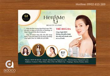 Thiết kế brochure ngành Spa