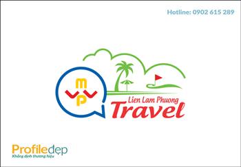 Thiết kế logo công ty du lịch Liên Lam Phương