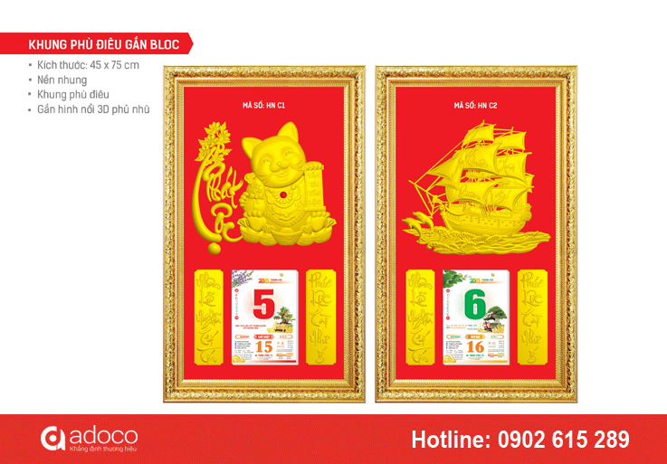 Bìa treo gắn bloc 2023 - HN C1 -  HN C2