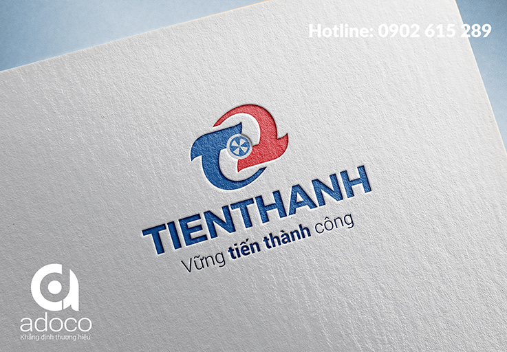 Thiết kế logo công ty cơ điện lạnh Tiến Thành