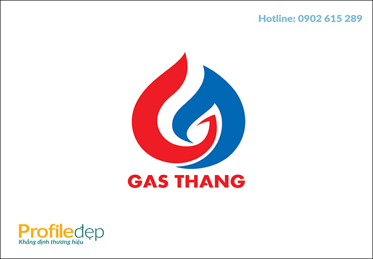 Thiết kế logo công ty gas Thắng