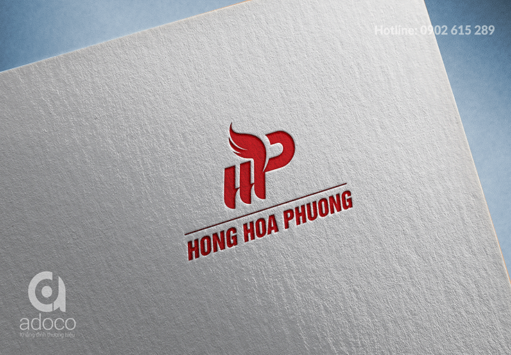 Thiết kế logo công ty Hồng Hoa Phượng