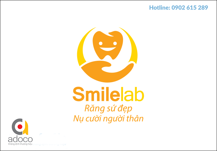 Thiết kế logo công ty răng sứ smilelab