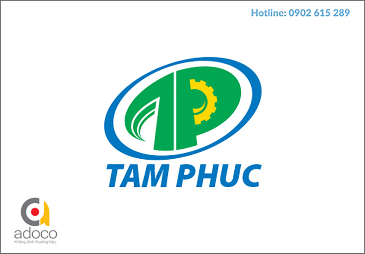 Thiết kế logo công ty co khí Tâm Phúc