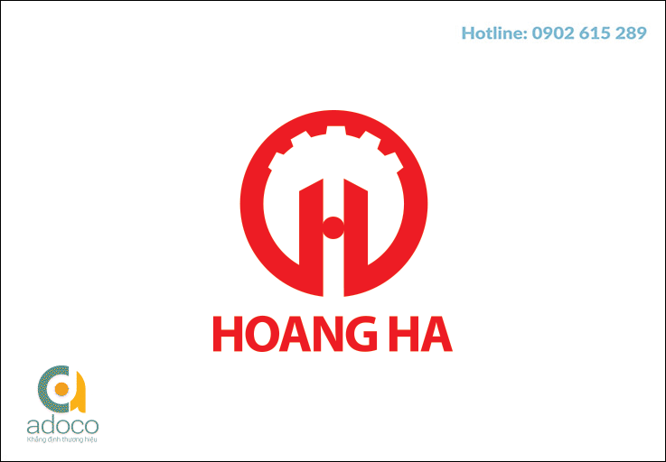 Thiết kế logo công ty Hoàng Hà
