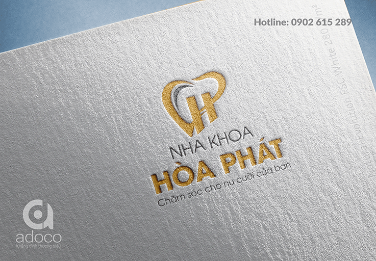 Thiết kế logo nha khoa Hoà Phát