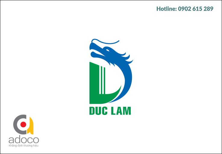 Thiết kế logo công ty xây dựng Đức Lâm