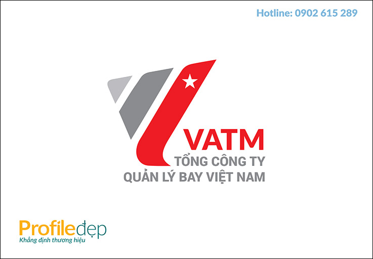 Thiêt kế logo tổng công ty quản lý bay Việt Nam