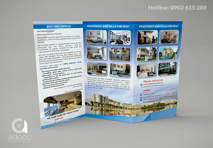 Thiết kế brochure công ty ProHose