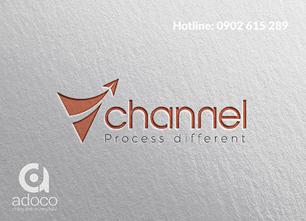 Thiết kế logo công ty Vchannel