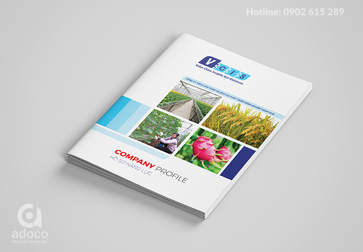 Thiết kế profile công ty nông nghiệp xanh VCIS