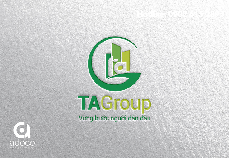 Thiết kế logo công ty TA Group