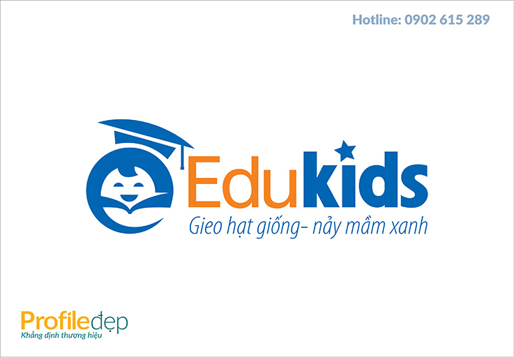 Thiết kế logo đẹp công ty edukid