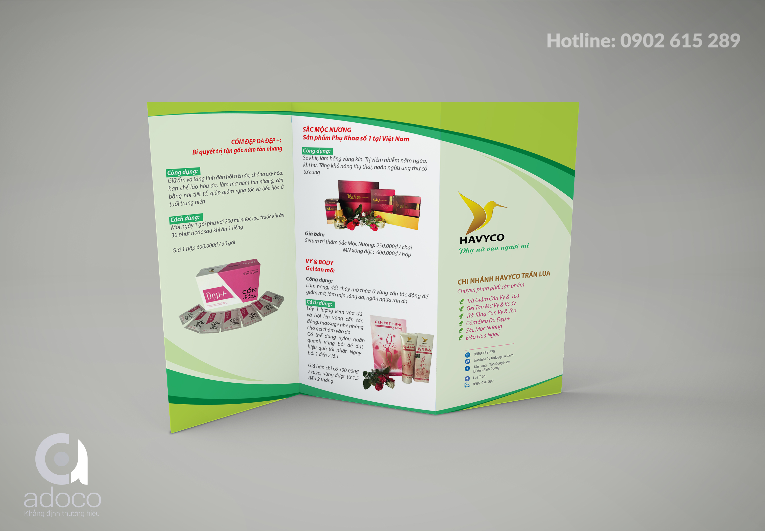 Thiết kế brochure công ty Havyco