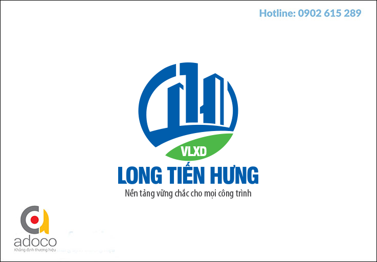 Thiết kế logo công ty xây dựng Long Tiến Hưng