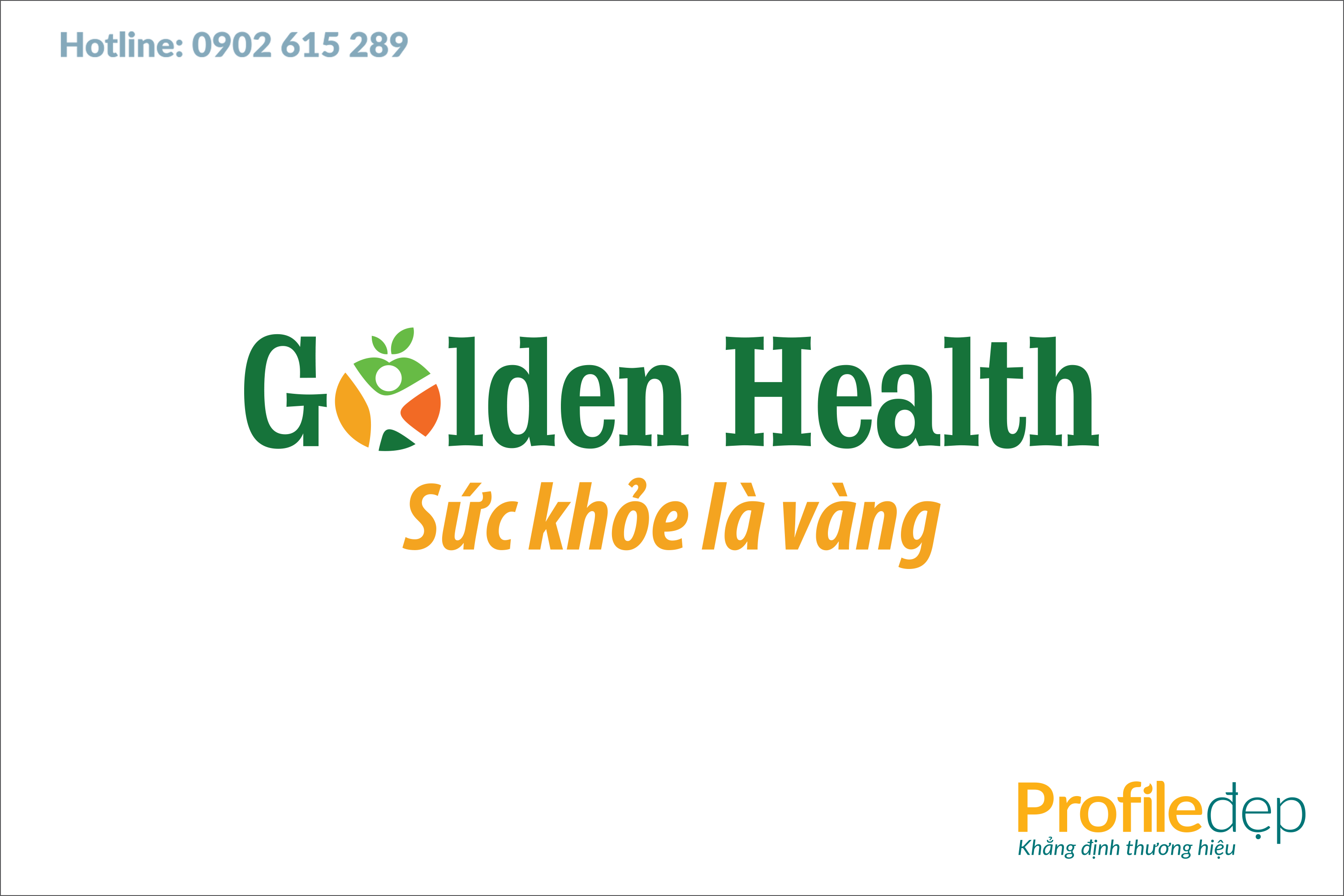 Thiết kế logo công ty nông sản sạch golden heathy