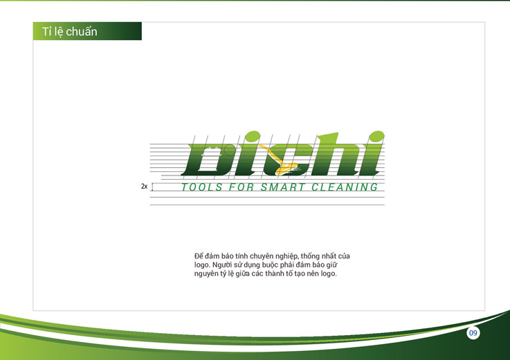 Thiết kế logo công ty dịch vụ vệ sinh DICHI