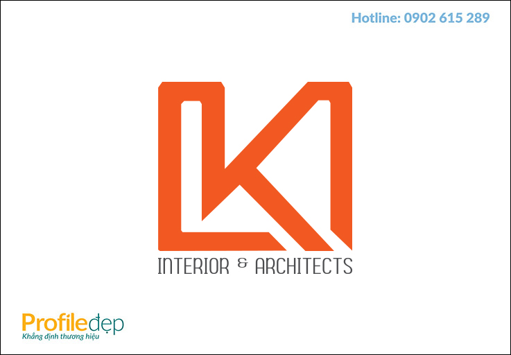 Logo công ty kiến trúc nội thất kely