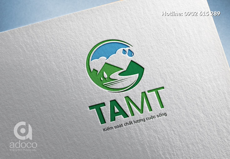 Thiết kế logo quan trắc môi trường TAMT