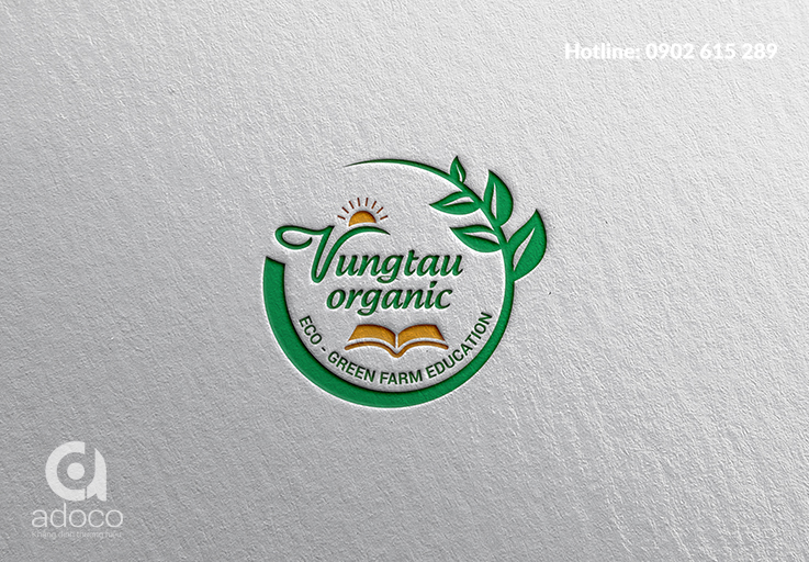 Thiết kế logo khu du lịch sinh thái Vũng Tàu Organic